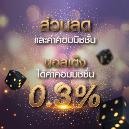 โปรโมชั่น ส่วนลด และค่าคอมมิชชั่น