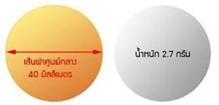 ขนาดลูกปิงปอง